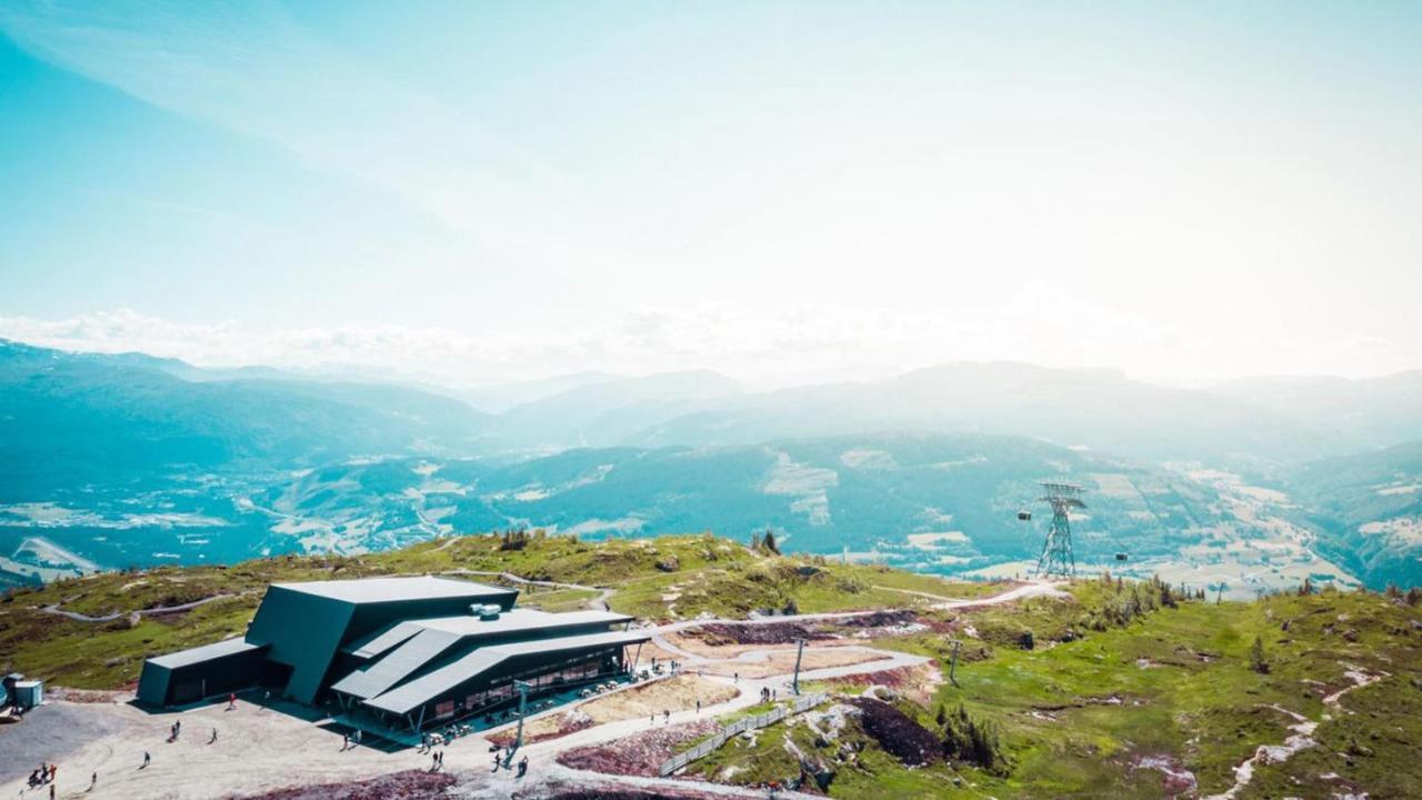 New And Exclusive Cottage In Voss With A Great View スクレスタドゥモ エクステリア 写真