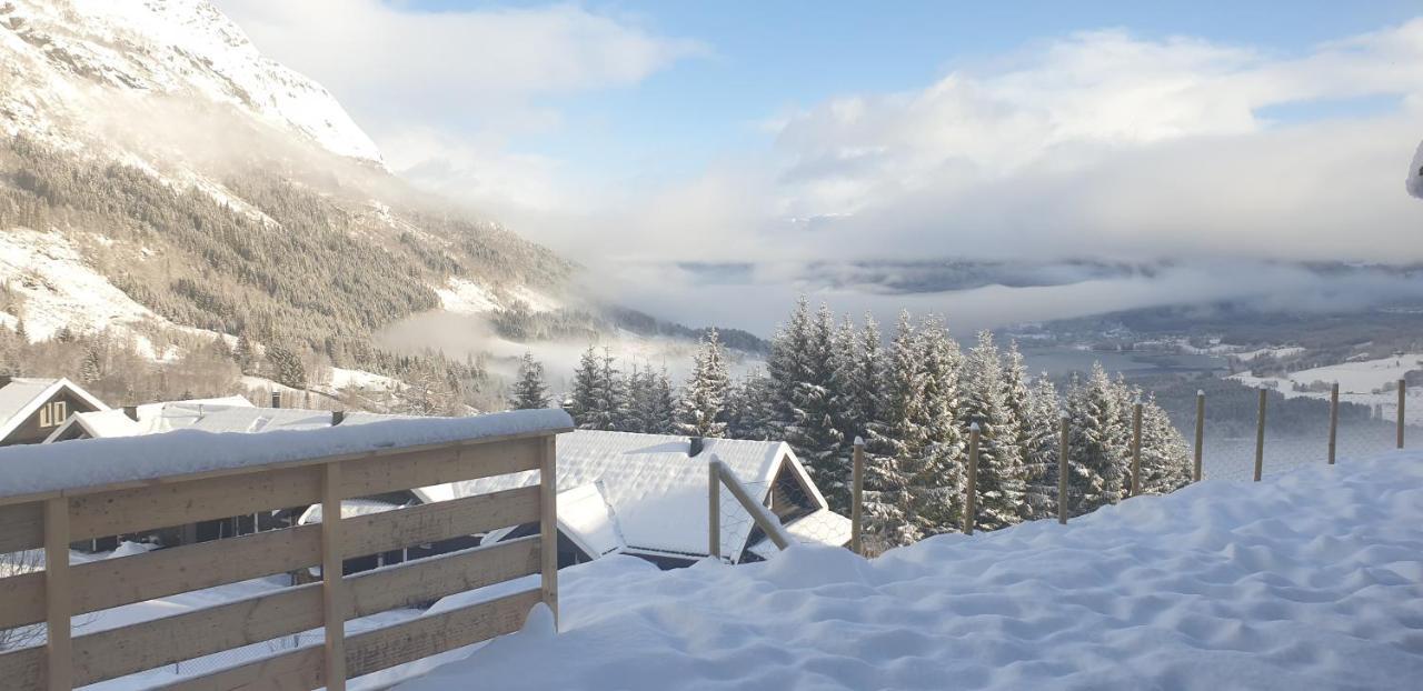 New And Exclusive Cottage In Voss With A Great View スクレスタドゥモ エクステリア 写真